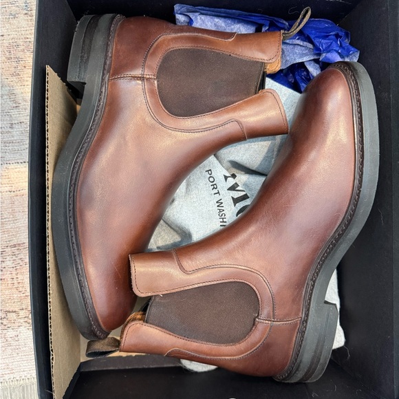 BNWT Allen Edmonds Dawson Leather Chelsea Boots 10.5 - Picture 1 of 4